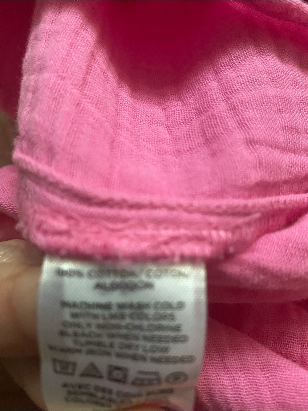 Loft Beach NWT size large pink button front dress - Picture 8 of 8